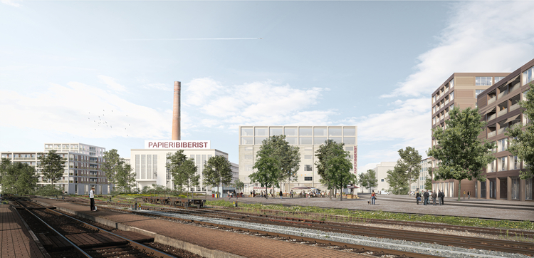 HIAG Papieri Areal Biberist Bahnhof 210903