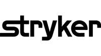 Logo Stryker: Schwarze Schrift auf weissem Hintergrund